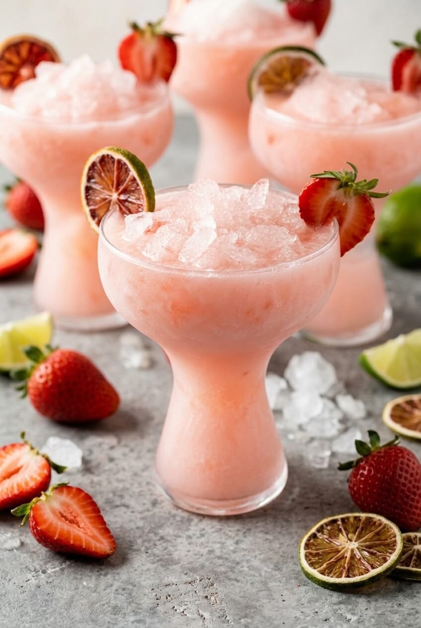 Tropical Strawberry Coconut Cooler