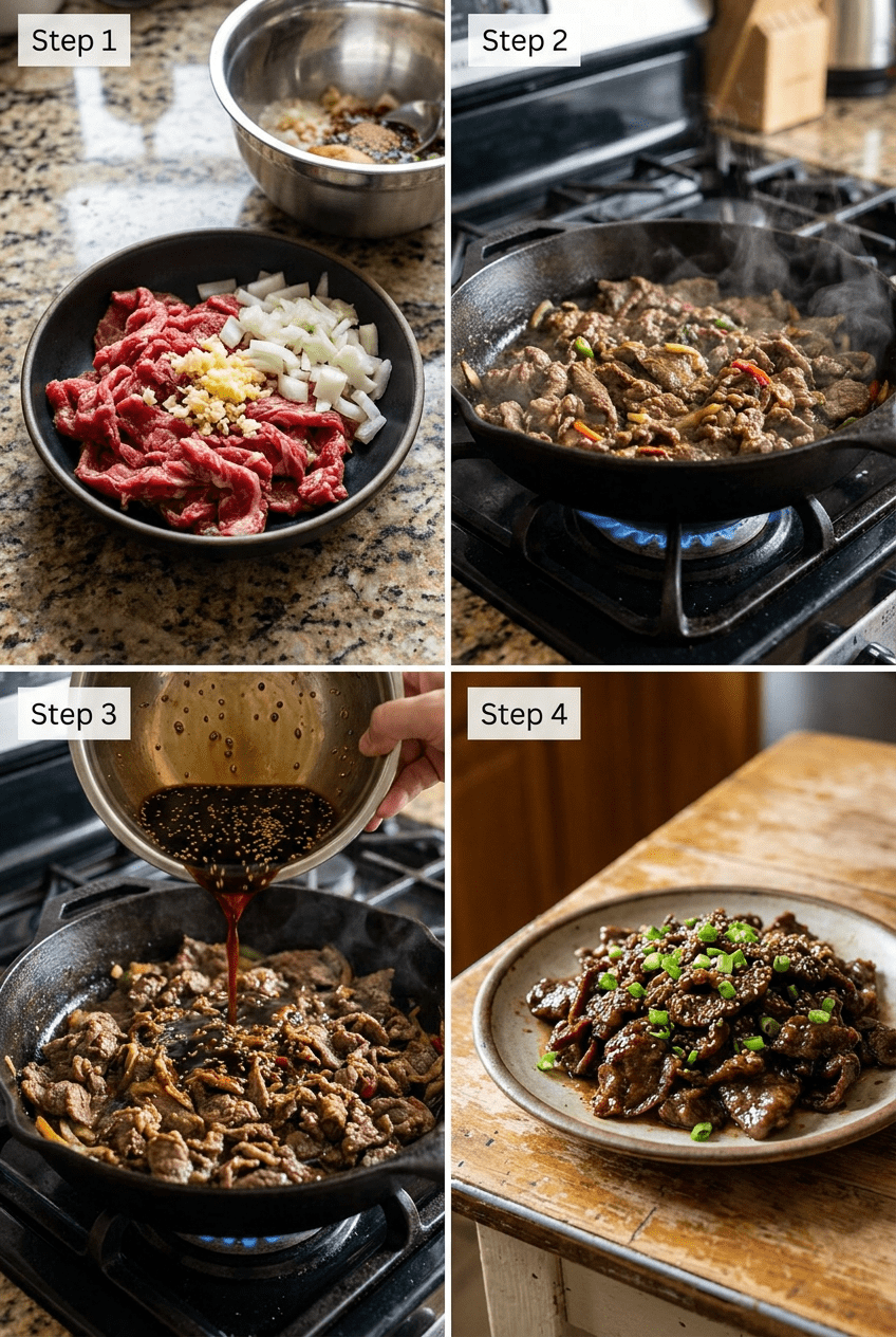 how to make Classic Beef Bulgogi (Korean BBQ Beef) step by step