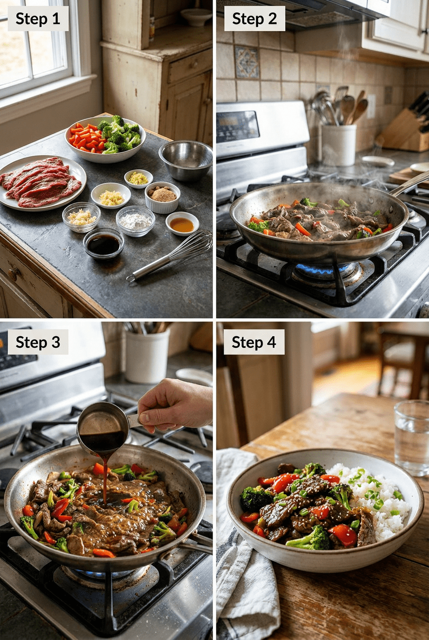 how to make Homemade Beef Teriyaki Bowl step by step